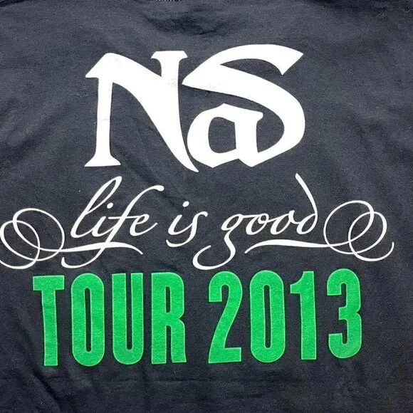 Nas rap style t shirt y2k vintage men’s L - Picture 5 of 6